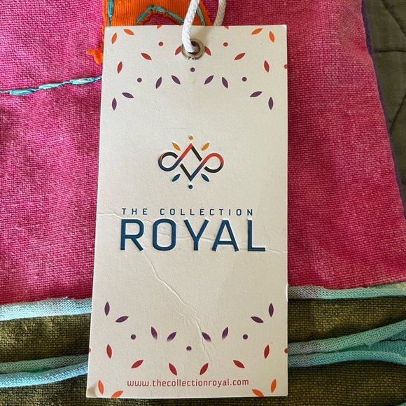 NWT The Collection Royal Hobo Bag, handmade unique bright multicolored zip close - Picture 2 of 10